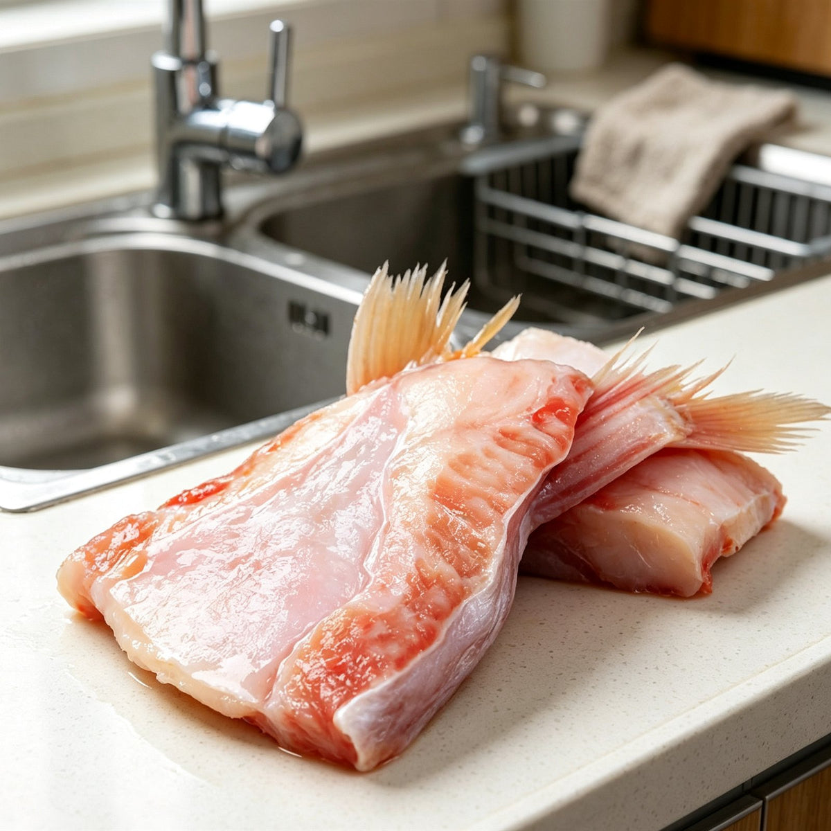 Fresh Basa Fish Fin Cuts