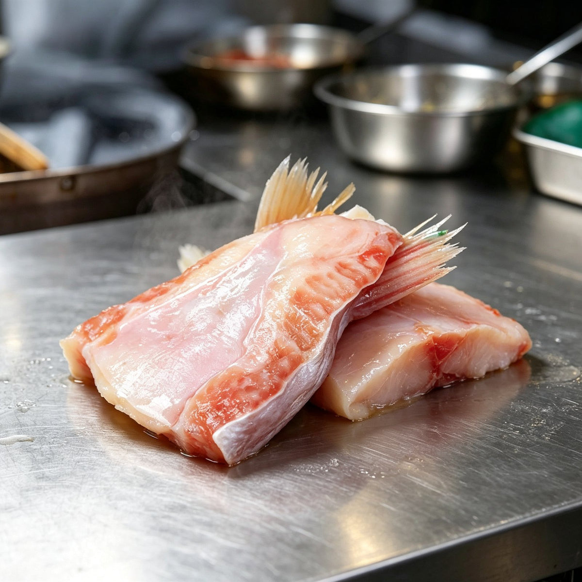 Fresh Basa Fish Fin Cuts