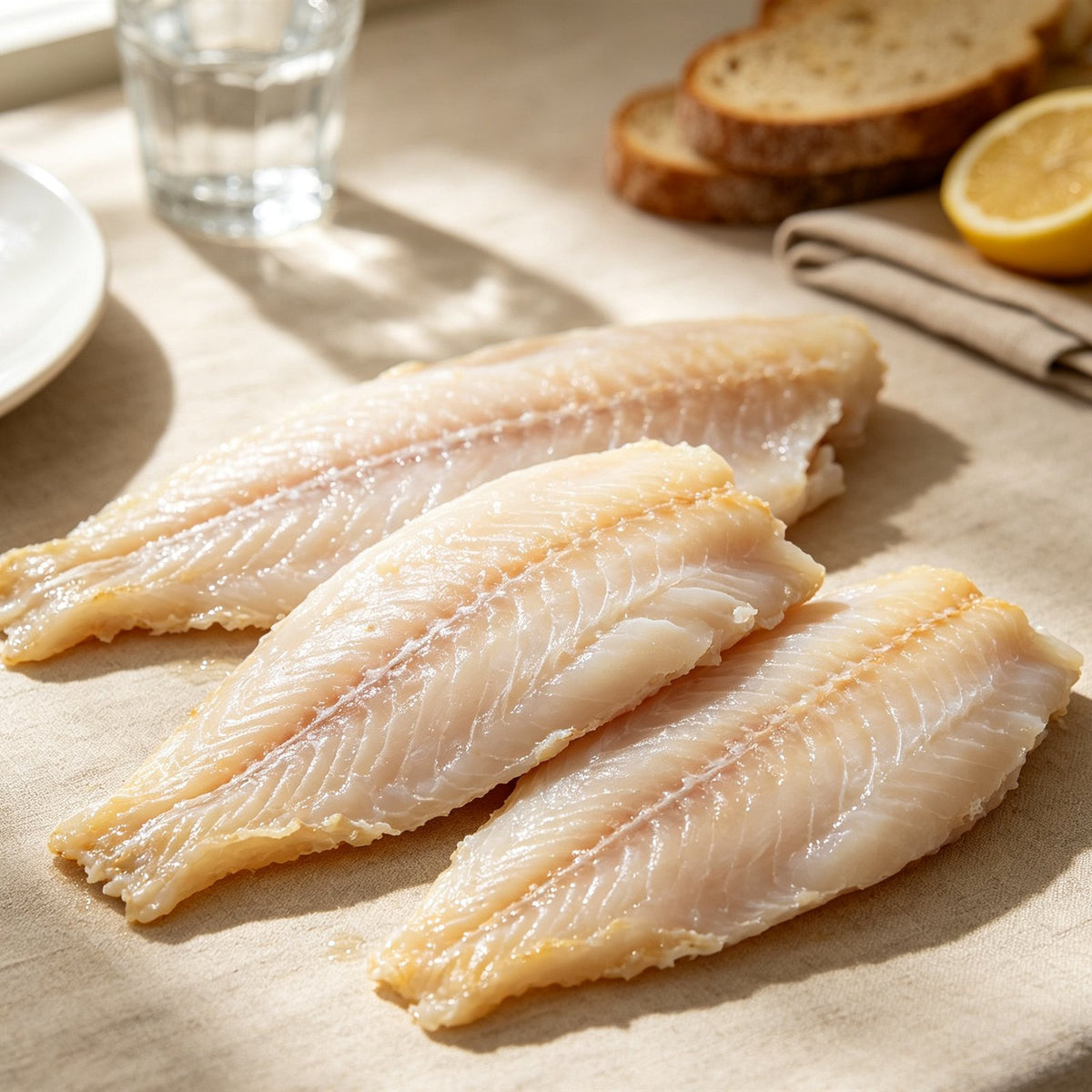 Fresh Tilapia Fillets Ready to Cook