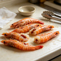 Fresh Raw Prawns and Mantis Shrimp