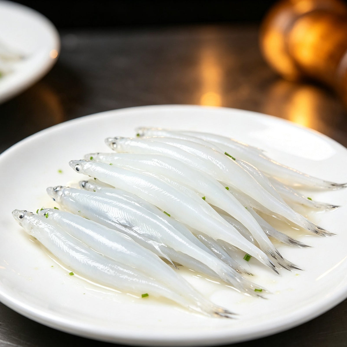 Fresh Silver Whitebait Fish Delicacy