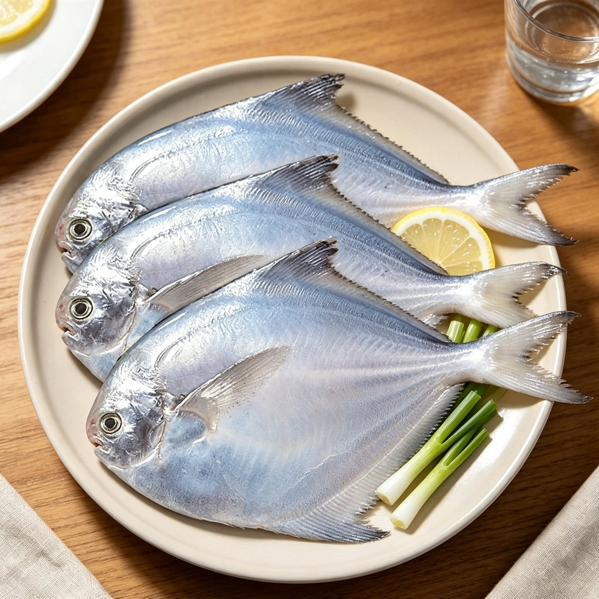 Fresh Whole Silver Pomfret Fish